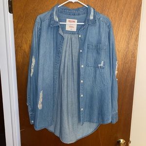 Denim Shirt/Cardigan